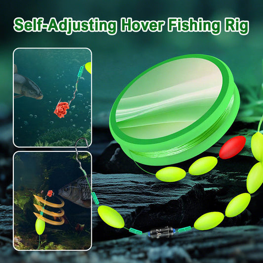 🎣 Ready-to-Fish Hover Rig Kit – Self-Adjusting & Tangle-Free Design