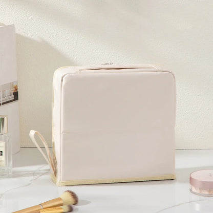 💕 Chic Handheld Cosmetic Bag💄 Multi-Compartment Makeup & Beauty Organizer