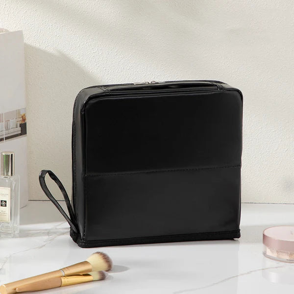 💕 Chic Handheld Cosmetic Bag💄 Multi-Compartment Makeup & Beauty Organizer