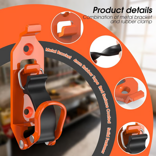 🚙🔧 Heavy-Duty Tool Holder Clamps – Secure Axes, Shovels & Roof Rack Equipment