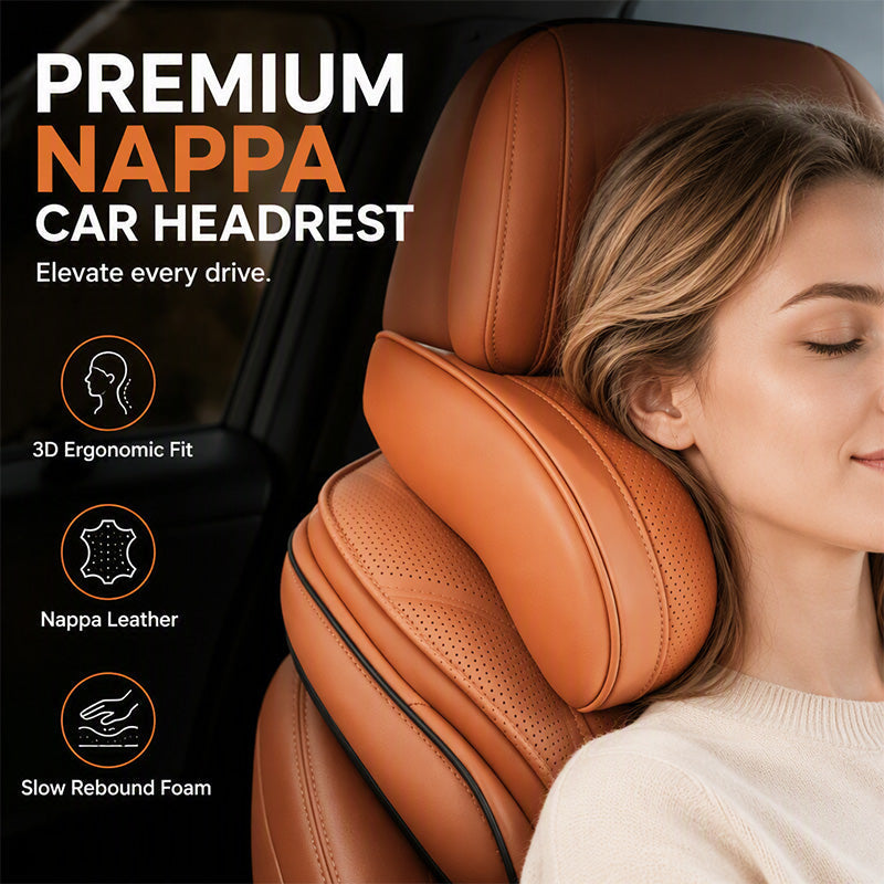 🚗 2026 Hot Sale | 3D Memory Foam Car Neck Pillow – Drive in Comfort