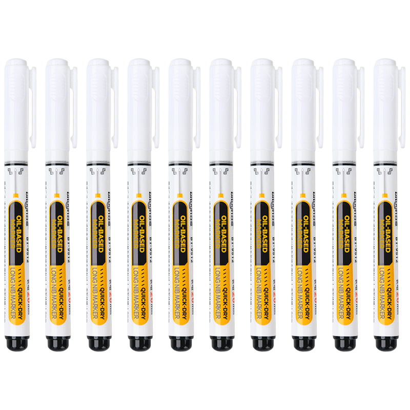 🖊️ Precision Long-Tip Quick-Dry Oil-Based Marker Pen: Easy Deep-Hole Marking