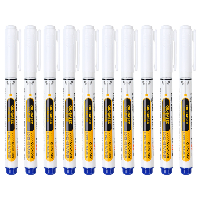 🖊️ Precision Long-Tip Quick-Dry Oil-Based Marker Pen: Easy Deep-Hole Marking