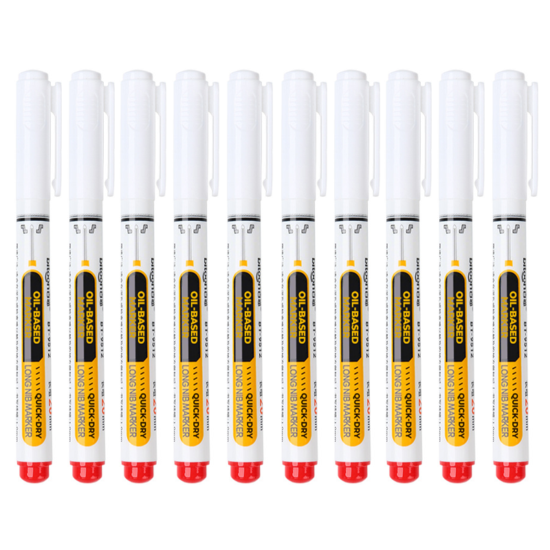 🖊️ Precision Long-Tip Quick-Dry Oil-Based Marker Pen: Easy Deep-Hole Marking