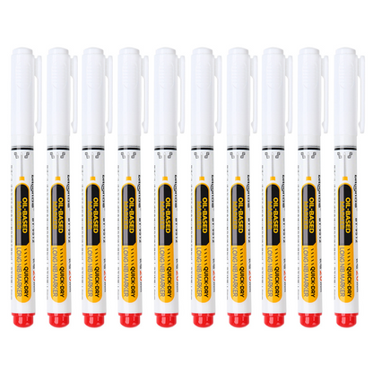 🖊️ Precision Long-Tip Quick-Dry Oil-Based Marker Pen: Easy Deep-Hole Marking