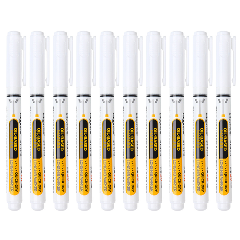 🖊️ Precision Long-Tip Quick-Dry Oil-Based Marker Pen: Easy Deep-Hole Marking