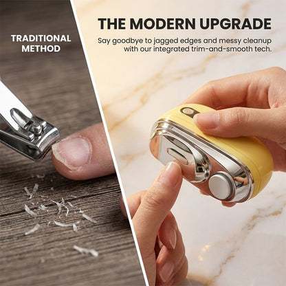 ✂️ LIMITED-TIME 50% OFF! 💅 2-in-1 Smart Electric Nail Clipper & Polisher 🌟
