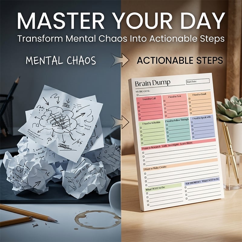ADHD Brain Dump Planner Pad