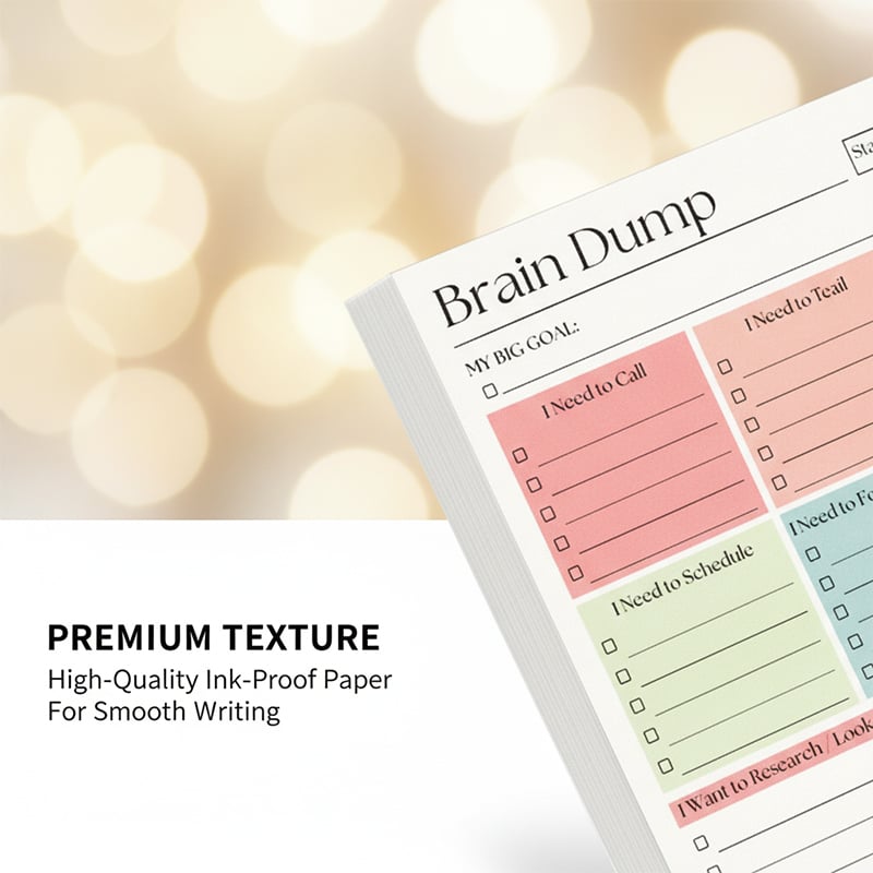 ADHD Brain Dump Planner Pad