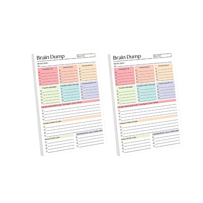 ADHD Brain Dump Planner Pad