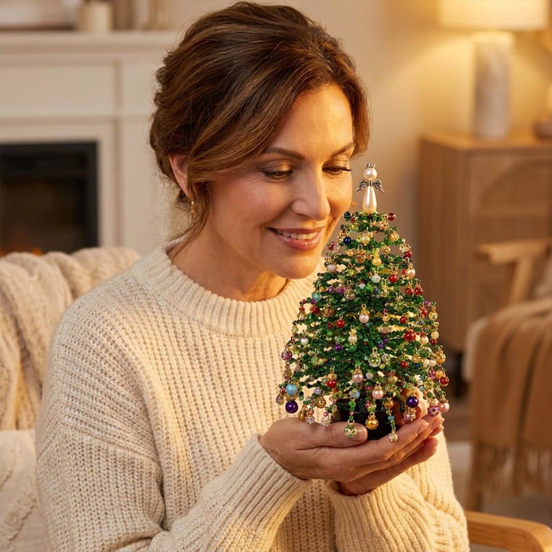 🎄DIY Beaded Christmas Tree Ornament Craft Kit