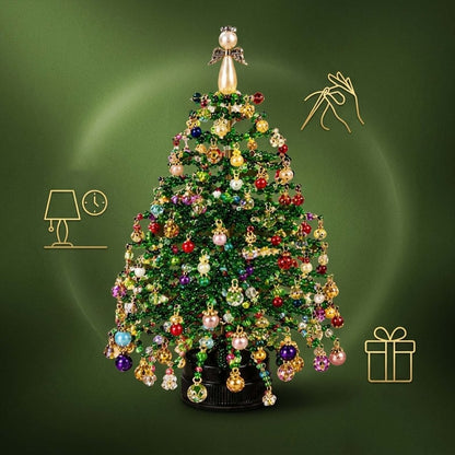 🎄DIY Beaded Christmas Tree Ornament Craft Kit