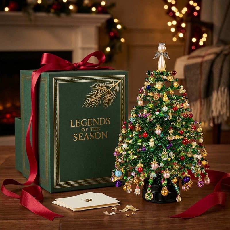 🎄DIY Beaded Christmas Tree Ornament Craft Kit