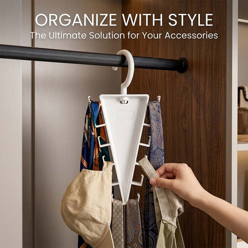 Rotating V-Shaped Accessory Hanger
