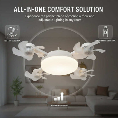 🔥UP TO 49% OFF🔥 Remote Control Ceiling Fan Light Bulb❄️💡