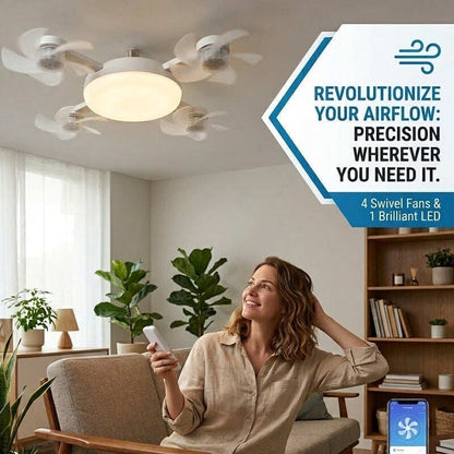 🔥UP TO 49% OFF🔥 Remote Control Ceiling Fan Light Bulb❄️💡