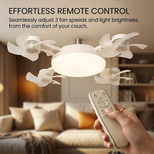 🔥UP TO 49% OFF🔥 Remote Control Ceiling Fan Light Bulb❄️💡