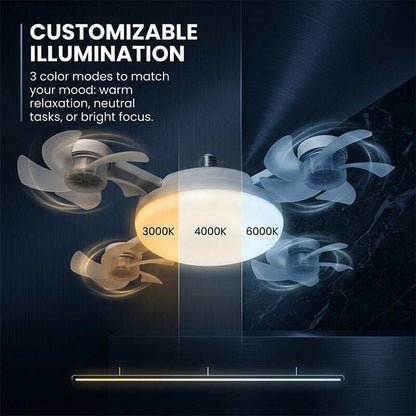 🔥UP TO 49% OFF🔥 Remote Control Ceiling Fan Light Bulb❄️💡
